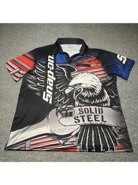 Snap-On Tools Choko Authentics Polo Shirt Mens XL Team Racing Eagle Tools USA